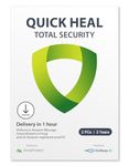 Quick Heal | Total Security | 2 Users | 3 Years | AI Based Device Security for Windows PC | Banking and Browsing Protection | Dark Web Monitoring and Parental Control (Email Delivery in 1 Hour- No CD)