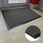 Abaseen Dirt Trapper Door Matts Indoor | Non Slip Rubber Backed Door Mats Outdoor | Heavy Duty Super Absorbent Doormats | Kitchen Mat | Floor Mat | Small, Medium, Large, Extra Large Washable Door Mat