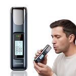 ZENVORIA Z-80 Portable Alcohol Breathalyzer, 300 Test with Single Charge of 300 mAh Battery, Fast & Accurate BAC Tester with Highly Sensitive Chip, Perfect for Safety Checks Alcohol Detector