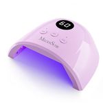 MelodySusie UV Nail Lamp, Plus30F UV Light for Gel Nails LED Nail Dryer with 3 Timer, Smart Sensor, LCD Display Fast Curing Gel Nail Polish Nail Art Tools Manicure Accessories (Purple)