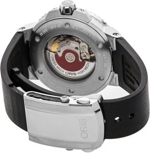 Oris Aquis Date Automatic Men's Watch – Black Dial, Rubber Strap