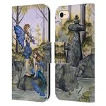 Head Case Designs Officially Licensed Amy Brown Second Cousins Folklore Leather Book Wallet Case Cover Compatible With Apple iPhone 7/8 / SE 2020 & 2022