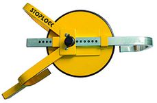 Stoplock Wheel Clamp HG 400-00 - Anti-Theft Lock Device for Small-Wheeled Cars Caravans Trailers With 13" to 15" Wheels , Yellow