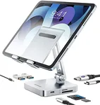 BYEASY USB C Hub with Stand, 7 in 1