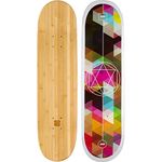 Bamboo Skateboards Graphic Skateboard Deck (8.25, Geometricity)