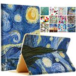 DuraSafe Cases For iPad Mini 3 2 1 Gen 7.9 Inch [ Mini 3rd 2nd 1st ] A1599 A1600 A1489 A1490 A1491 A1432 A1454 A1455 Printed Folio Magnetic Smart Protective Sleek & Classic Design Cover - Starry Night