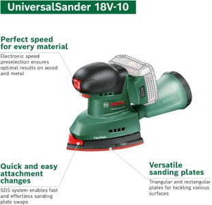 Bosch UniversalSander 18V Cordless Sander – Compact Power Tool