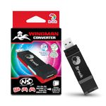 Brook Wingman NS Lite Converter - Wireless Controller Adapter for NS, Switch Consoles, and PC, Supports Remap, Marco and Adjustable Turbo