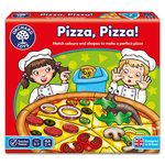 Orchard Toys Pizza, Pizza Match Colours and Shapes Board Game Teacher Tested, Family Indoor and Outdoor Classic Game, Party Gift for Kids Age 3 to 7 Years