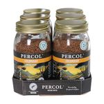 Percol - Smooth Colombian Instant Coffee (6x100g), 100% Hand-Picked Colombian Arabica, Freeze Dried, Light & Fruity Citrus Notes, Strength 3, Sustainable, Metal Lid, Recyclable, Rainforest Alliance