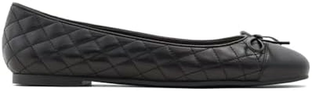 ALDO Women's Braylynn Ballet Flat, Black, 7.5