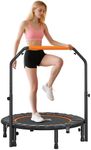 HOMCOM 40" Foldable Mini Trampoline