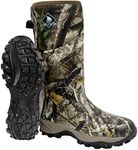 Obcursco Hunting Boots for Men, Waterproof Insulated 6mm Neoprene Rubber Boots for Hunting and Outdoor Activities (Camo, 10)