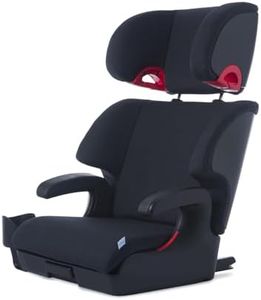 Clek Oobr High Back Booster Seat with Adjustable Headrest, Reclining Design, Latch System, and Retardant-Free Fabric (Mammoth)