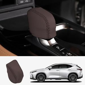 Custom Interior Accessories for Lexus NX 250 350 350h 450h+ 2022 2023 RX 350 350h 450h+ 500h Leather Automatic Gear Shift Knob Cover, Transmission Boots Shift Lever Sheath