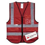 Salzmann 3M Multi Pocket Working Vest, Working Uniform, Highly Breathable Mesh Vest, L/XL