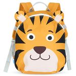 Juicy Bumbles Toddler Backpack for Boys and Girls Kids Nursery Bag Small Mini Baby Preschool Rucksack - Animal Designs Tiger Age 2-5