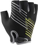 NRS Half-Finger Guide Gloves (Black, Medium)