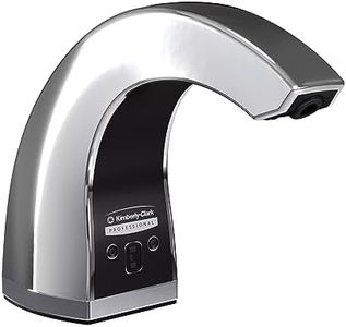 Kimberly-Clark Professional™ Touchless Counter Mount Soap and Hand Sanitizer Dispenser (47604), Chrome, 1.5 L Capacity, 2.12" x 4.25" x 5.56" (Qty 1)