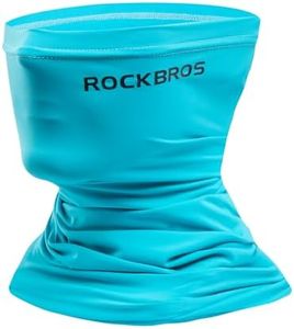 ROCK BROS Cooling Neck Gaiter Bandana Face Mask for Men Neck Gaiters Summer Half Face Scarf Cover Sun UV Protection
