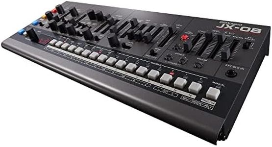 Roland JX-08 Sound Module Boutique Synthesizer – Compact, Modern Reissue of the Legendary Roland JX-8P from 1985 with New Effects, Polyphonic Sequencer, and More – Lightweight, Portable, Black