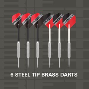 Target Darts Rift Dartboard Set – Professional Bristle Board with Accessories