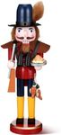 Memorywuu 15 Inch Thanksgiving Wooden Nutcrackers Figures Decor Fall Festive Collectible Nutcracker Gift Harvest Thanksgiving Nutcracker for Thanksgiving Christmas Home Table Fireplace Decorations