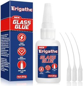 Glass Glue, 30g Glass Glue Clear Repair Heavy Duty, Glass to Glass Glue for Bonding Glass and Other Materials, Super Instant Glue for Glass, Acrylic, Mirror