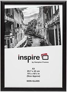 Photo Album Company - Marco de fotos (tamaño A3, 420 x 297 mm), color negro