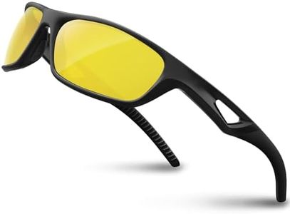 RIVBOS Sunglasses for Men Women Polarized UV Protection Sports Fishing Cycling Running RB831-Black Night Version