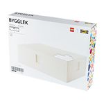 Ikea BYGGLEK LEGO® Large Box With Lid, White, 35x26x12cm, 103.542.08