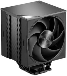 PCCOOLER CPU Air Cooler, 7 Heatpipes Flagship Single Tower Cooler with F5 S120 PWM Fan, Magnetic Top Cover, Copper Base, Compatible with Intel LGA 1700/1851/1200 & AMD AM5/AM4(RZ700D Black)