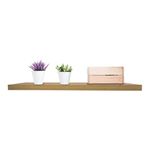 Anika Floating Shelf / 3 Separate Sizes & 4 Colour Options / 3.8cm Thick Hollowboard/Bedroom/Kitchen/Living Room/Office (Oak, 80cm)