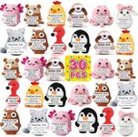 30 Pack Positive Crochet Animals Bulk,Corporate Gifts,Employee Appreciation | Team Building,Library,Volunteer Events,Graduations,Teacher Appreciation,Community Giveaways,Training Centers,Back to School