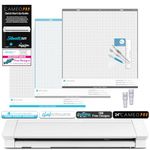 Silhouette Cameo 4 Pro Bundle with 4 Mats, 2 Autoblades, Deluxe Vinyl Tool Kit, and Guide to Silhouette 101 with Bonus Designs