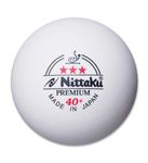 Nittaku 3-stars Premium 40+ Table Tennis Ball (Pack of 6)