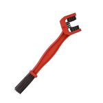 AllExtreme ‎Multi-Purpose Bike Chain Cleaner Brush with Soft & Long Bristles Ideal for Quick Cleaning of Cycles, Motorcycles (Red)