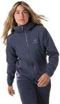 Arc'teryx Atom Hoody Women's, Redesign | Lightweight, Insulated, Packable Jacket for Women - Light Jackets for Women's Hiking, Trekking, Ice Climbing Gear, Fall Winter | Black Sapphire, X-Small