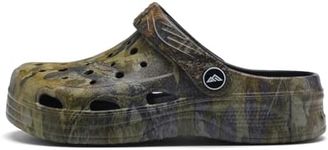 Ballaza Boys Girls Clogs Size 12 Little Kid Garden Clogs zuecos para niños Childern Gardening Beach Sandals Youth Shower Clog & Mules Camo Khaki