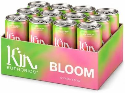 Kin Euphorics Bloom Sparkling Non-Alcoholic Rosé, 8 fl oz Cans, 12-Pack