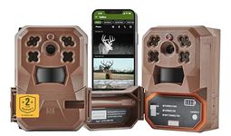 Moultrie Edge Cellular Trail Camera - Auto Connect - Nationwide Coverage - HD Video-Audio - Built in Memory - Cloud Storage - 80 ft Low Glow IR LED Flash