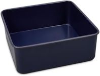 Zyliss E980201 Non-Stick Loose Base Square Cake Tin | 20cm/8in | Carbon Steel | Dark Blue | Baking Tin/Bakeware | Dishwasher Safe | 5 Year Guarantee