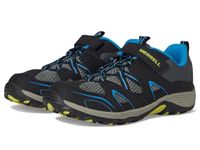 Merrell Unisex-Child Trail Chaser Jr Hiking Sneaker, Black/Blue, 7 Wide Big Kid