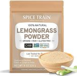 Lemongrass Powder (226g/8oz) Non GMO, Gluten Free, 100% Raw, Sourced from India, For Cooking, Smoothies, Tea, Packed in Resealable Ziplock Pouch