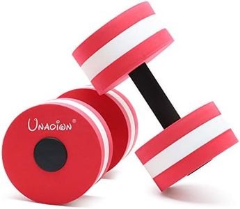 UNAOIWN Water Dumbbells Water Aerobics for Pool Fitness Exercise Heavy Resistance Aquatic Dumbbell Pool Barbells for Swimming