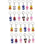 ARTLABEL Cute Keyring Key Chain For Kids Boys Girls & Children Best for Birthday Return Gifts (Cartoon Character (Pack of 24))