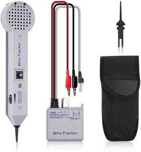 Riiai Tone Generator Kit, Wire Tracer Circuit Tester, 200EP High Accuracy Cable Toner Detector Finder Tester,Inductive Amplifier and Probe Kit with Adjustable Volume for Network Cable Collation