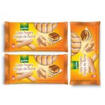 Gullon Lady Fingers 200g Cookies | Sponge Finger - Doigts De Dame | Healthy Twist To A Classical Taste | Whole Grain Breakfast | Product From Spain (Lady Fingers 200g, 3 Pack)