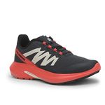 Salomon Mens Hypulse Magnet/Poppy Red/Black Sneaker - 9 UK (L41685200)