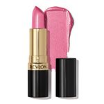 REVLON Lipstick, Super Lustrous Lipstick, Creamy Formula For Soft, Fuller-Looking Lips, Moisturized Feel, 450 Gentlemen Prefer Pink, 0.15 oz